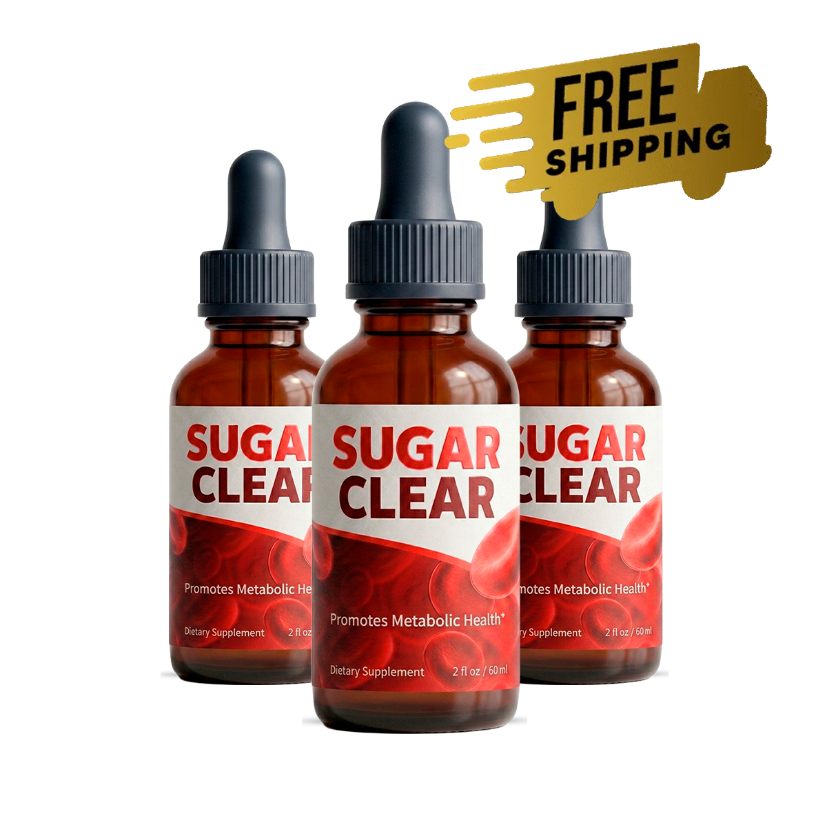 SugarClear 3 bottle pack